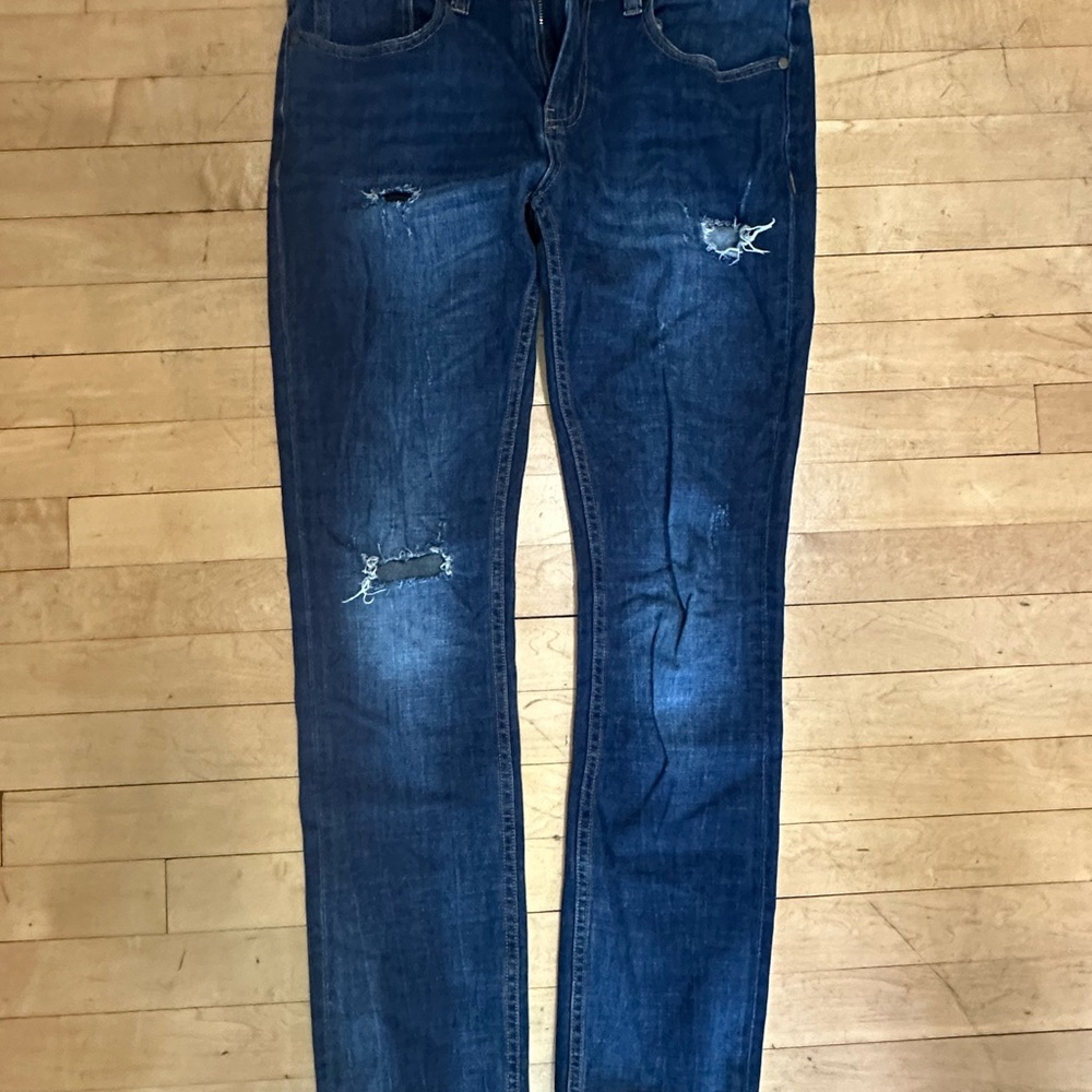 RSQ Dark Blue Skinny Tapered Jeans